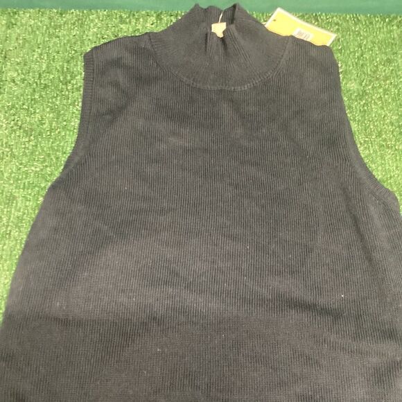 Michael Kors sleeveless sweater women’s size large NWT MSRP $98 (OKPM-10-010) - Picture 7 of 8